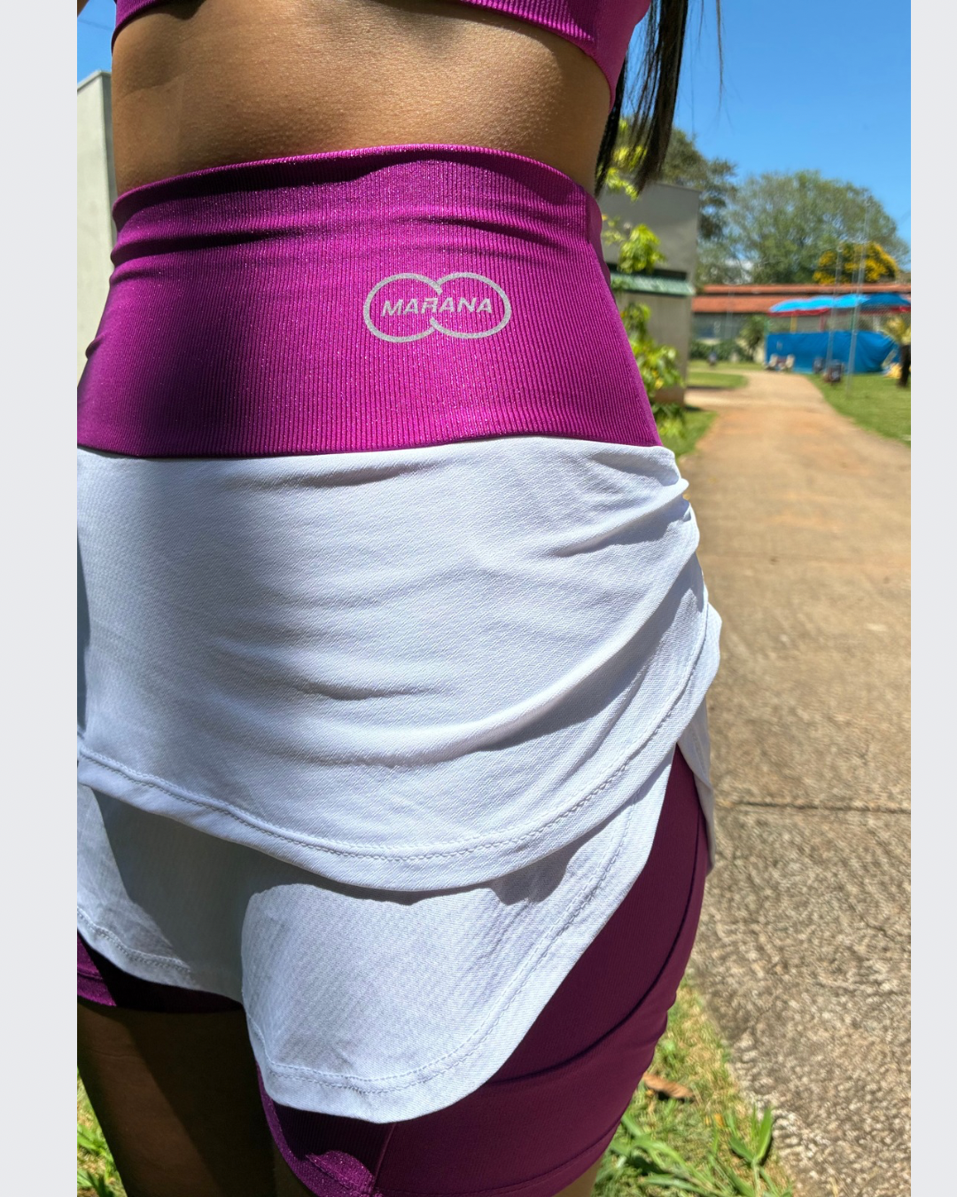 Conjunto kapana short e saia