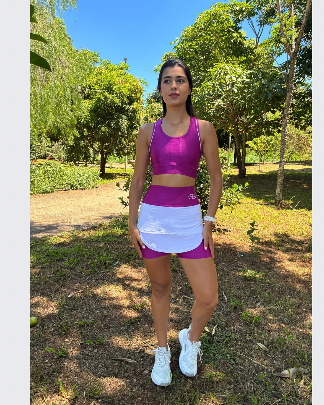 Conjunto kapana short e saia