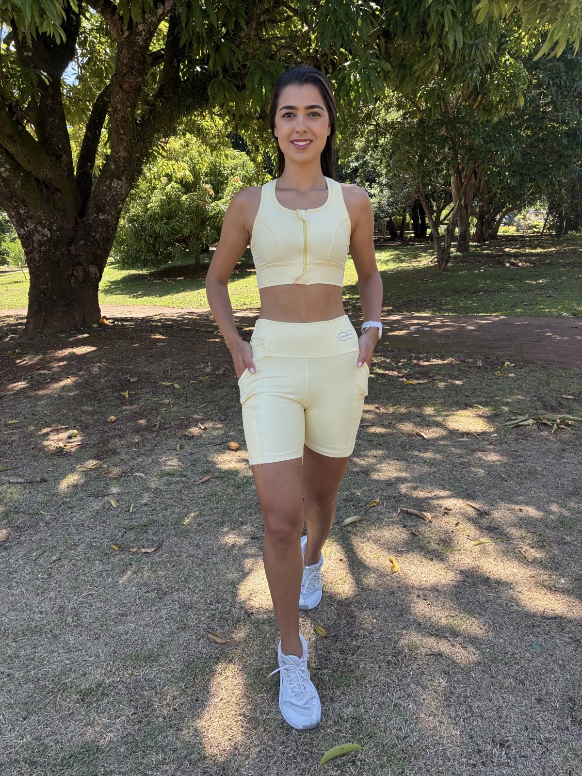 Short com 5 bolsos